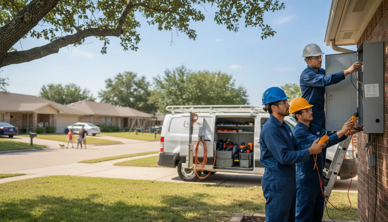 Certified electrician providing emergency electrical services in Lockwood, MO